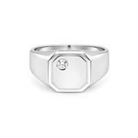 Ring Idee Preziose dal 1987 Man in White Gold Diamante IP.AK18B/100D